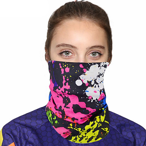 

Women's Bandana Balaclava Neck Gaiter Neck Tube UV Resistant Quick Dry Lightweight Materials Cycling Polyester for Men's Women's Adults / Pollution Protection / Floral Botanical Sunscreen / High Breat