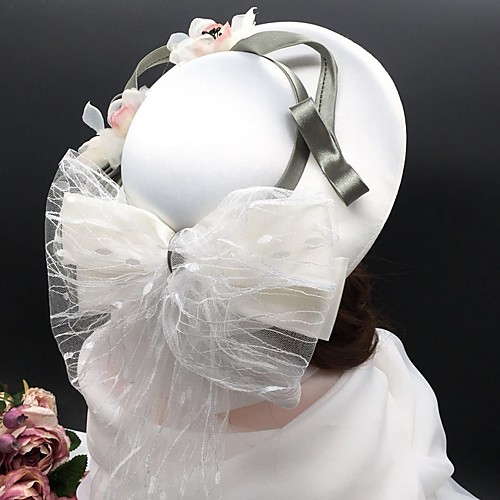 

Net Fascinators with Flower 1 Piece Wedding / Tea Party Headpiece