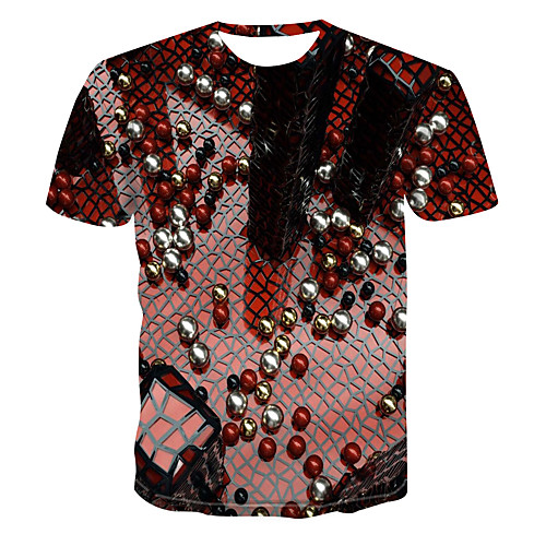 

Men's Daily Basic T-shirt - 3D Red