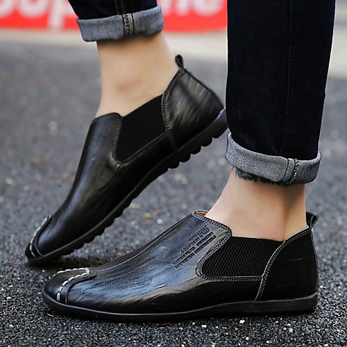 

Men's PU Spring & Summer Classic Loafers & Slip-Ons Yellow / Brown / Black