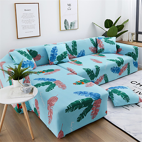 

Sofa Cover Romantic Yarn Dyed Polyester / Cotton Blend Slipcovers