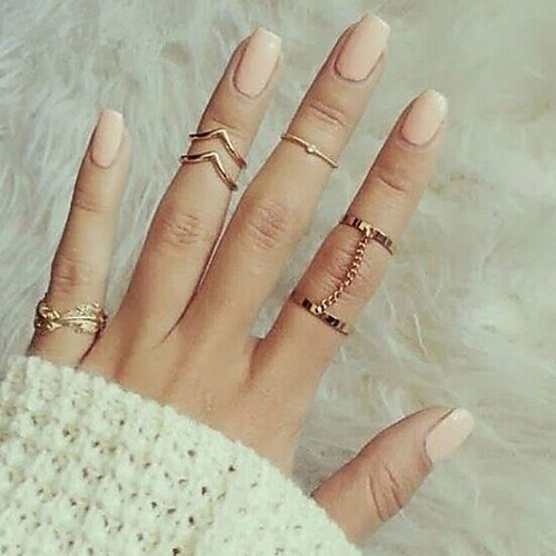 

Women's Ring 1 set Gold Silver Alloy Elegant Holiday European Festival Jewelry