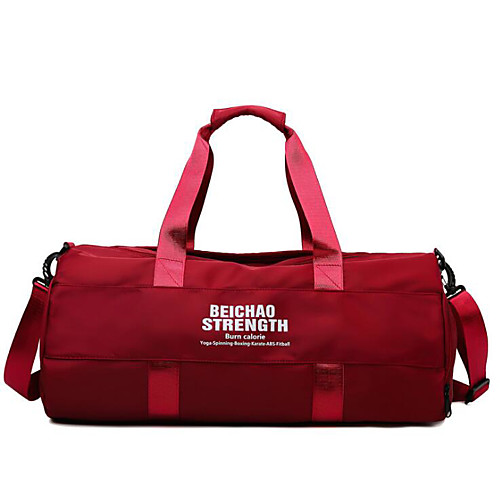 

Oxford Cloth Zipper Travel Bag Outdoor Red / Pink / Green