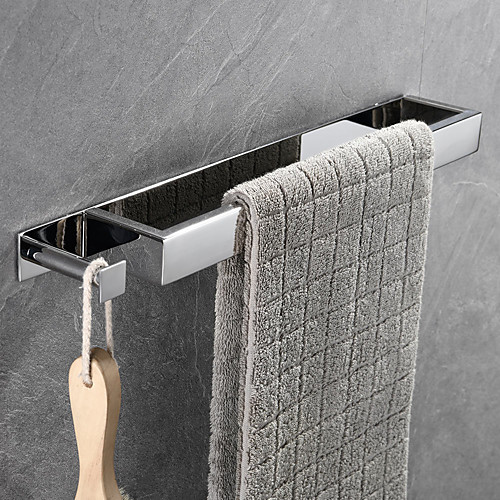 

Multifunctional Towel Bar / Robe Hook / Bathroom Shelf New Design / Self-adhesive / Creative Contemporary / Modern Stainless Steel / Low-carbon Steel / Metal 1pc - Bathroom 1-Towel Bar Wall Mounted