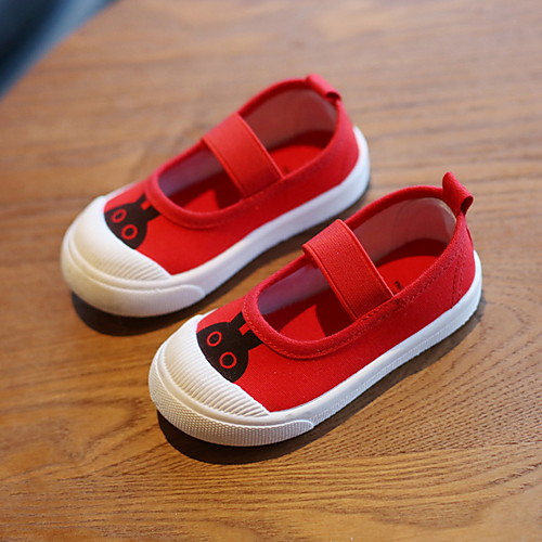 

Girls' Comfort Canvas Flats Little Kids(4-7ys) / Big Kids(7years ) Red / White / Dark Blue Spring
