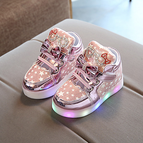 

Girls' LED / Comfort PU Sneakers Little Kids(4-7ys) Luminous Fuchsia / Pink / Gold Fall / Winter