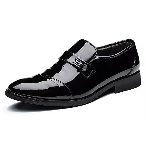 

Men's PU Spring & Summer Casual Loafers & Slip-Ons Non-slipping Black