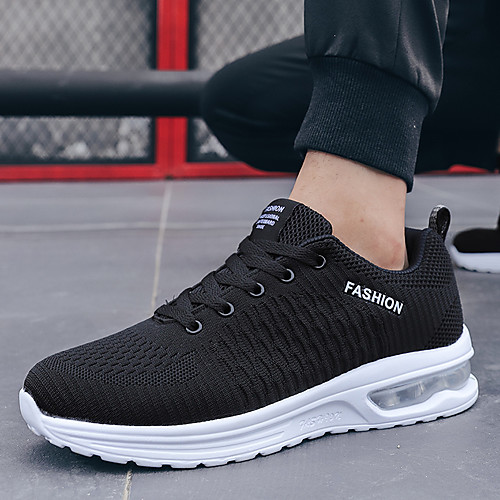 

Men's Mesh Spring & Summer / Fall & Winter Classic / British Athletic Shoes Walking Shoes Breathable Burgundy / White / Black