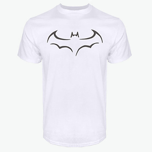 

Men's Daily Sports Business / Basic T-shirt - Solid Colored / Animal Black & White, Print Purple