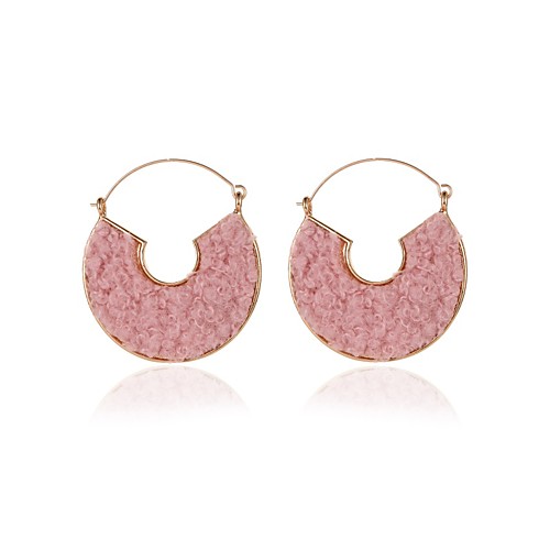 

Women's Earrings Stylish Basic Earrings Jewelry Yellow / Blushing Pink / Brown For Birthday Gift Festival 1 Pair