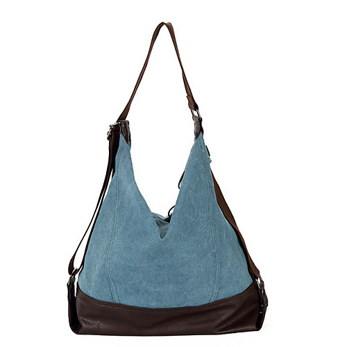 

Women's Zipper Canvas Crossbody Bag Solid Color Purple / Red / Blue