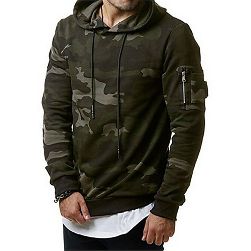 

Men's Basic Hoodie - Camo / Camouflage Green US32 / UK32 / EU40