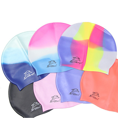 

Swim Cap for Adults Silicone Stretchy Comfortable Durable Swimming Watersports