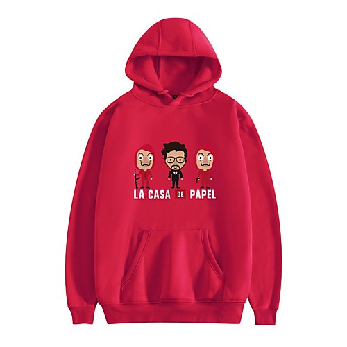 

Inspired by la casa de papel Dali Cosplay Costume Hoodie Pure Cotton Print Printing Hoodie For Men's / Women's
