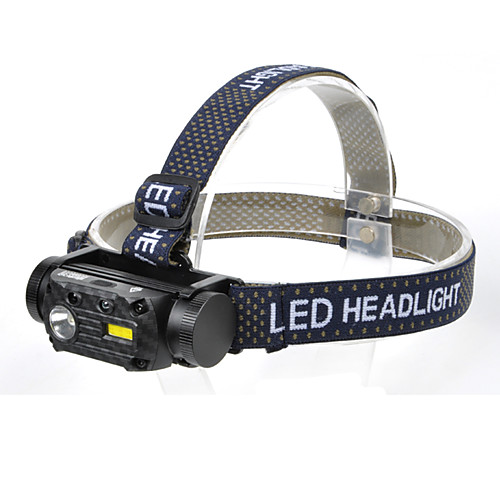 

QC101 Headlamps Waterproof Quick Release 800 lm LED LED 2 Emitters 3 Mode with Battery and USB Cable Waterproof Quick Release Camping / Hiking / Caving Everyday Use Diving / Boating USB White Light