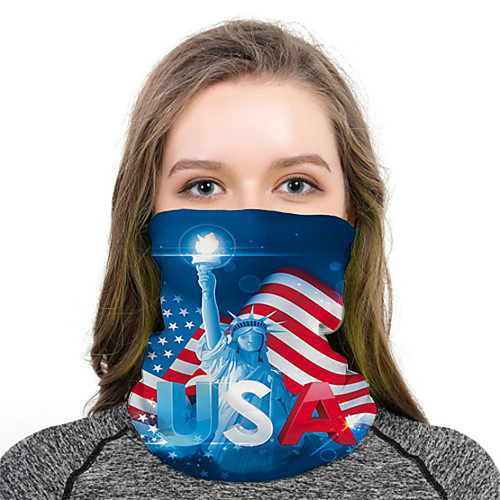 

Men's Active / Basic Infinity Scarf / Mask / Balaclavas - Print / Color Block