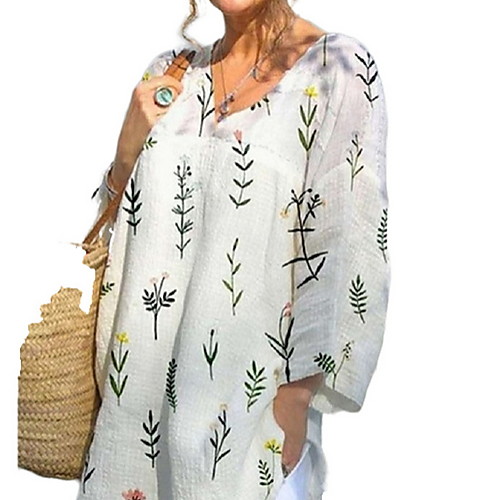 

Women's Daily T-shirt - Floral Yellow