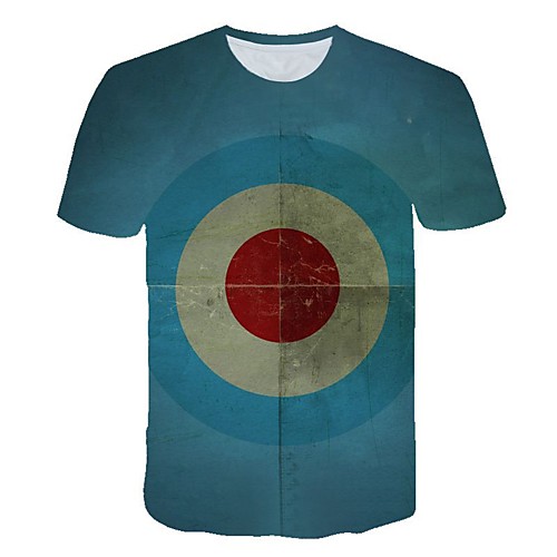 

Women's Daily Sports Basic / Street chic T-shirt - 3D Print Blue