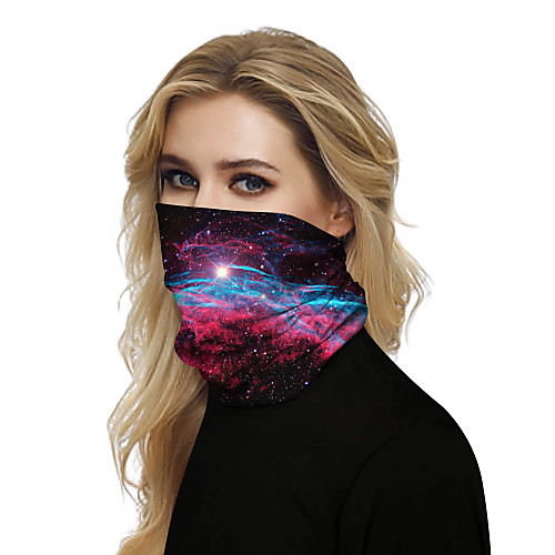 

Women's Bandana Balaclava Neck Gaiter Neck Tube UV Resistant Quick Dry Lightweight Materials Cycling Polyester for Men's Women's Adults / Pollution Protection / Floral Botanical Sunscreen / High Breat
