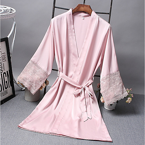 

Women's Hooded Chemises & Gowns Pajamas Color Block