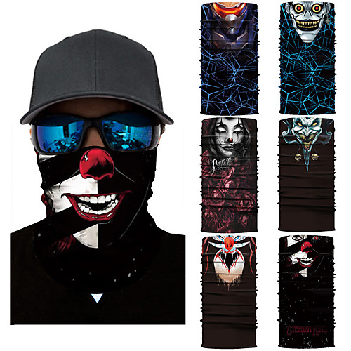 

Neck Gaiter Pollution Protection Quick Dry Ultraviolet Resistant Rainbow Balaclavas Bandana for Adults' Road Cycling Hiking Cycling