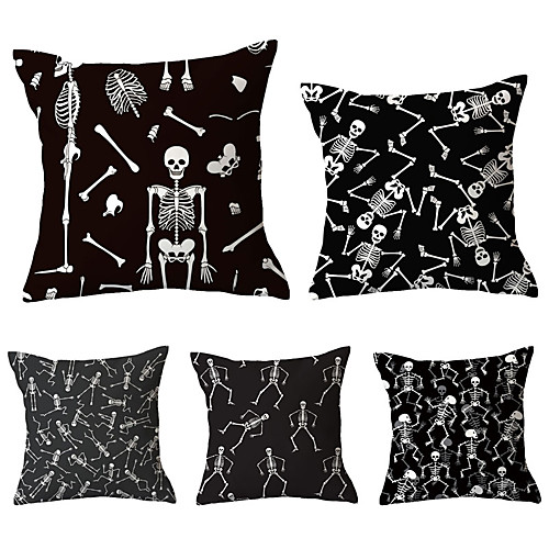 

5 pcs Throw Pillow Simple Classic 4545 cm Polyester Pillow Cover Simple Modern New Chinese Style Sofa Model Room Throw Pillow Light Luxury Marble Stripe Exhibition Hall Lay-out Pillowcase