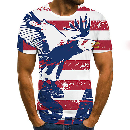 

Men's Daily T-shirt - 3D Print Blue