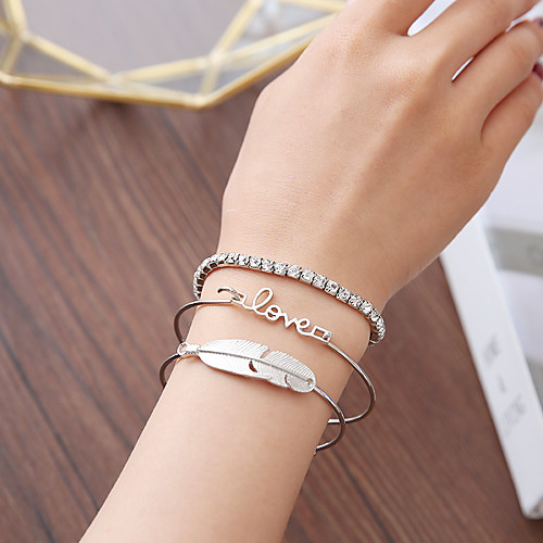 

Women's Bracelet Classic Wedding Birthday Vintage Theme European Trendy Casual / Sporty Ethnic French Alloy Bracelet Jewelry Silver For Date Festival