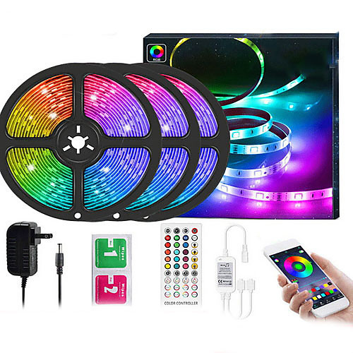 

20m Flexible LED Light Strips 600 LEDs SMD5050 Multi Color Decorative / TV Background 12 V