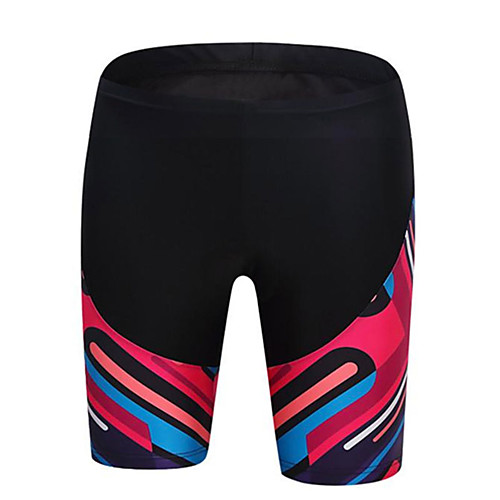 

21Grams Women's Cycling Shorts Bike Shorts Padded Shorts / Chamois Pants Breathable 3D Pad Quick Dry Sports Stripes Geometic Black / Red Mountain Bike MTB Road Bike Cycling Clothing Apparel Bike Wear