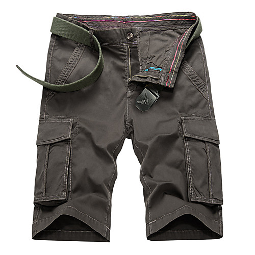 

Men's Hiking Shorts Hiking Cargo Shorts Outdoor Breathable Quick Dry Sweat-wicking Comfortable Elastane Shorts Bottoms Hunting Fishing Climbing Yellow Army Green Khaki 29 30 31 32 33 Standard Fit