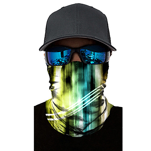 

Neck Gaiter Pollution Protection Quick Dry Ultraviolet Resistant Rainbow Balaclavas Bandana for Adults' Road Cycling Hiking Cycling