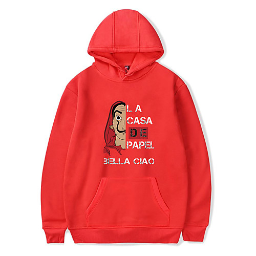 

Inspired by la casa de papel Dali Cosplay Costume Hoodie Pure Cotton Print Printing Hoodie For Men's / Women's