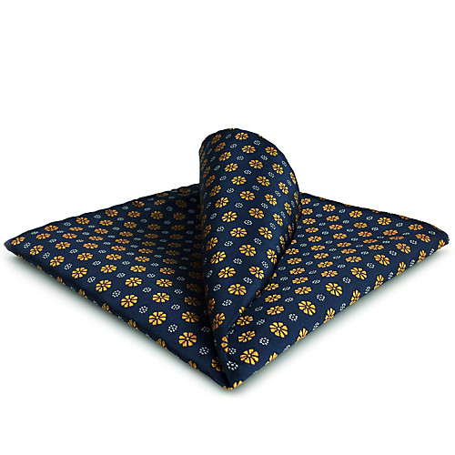 

Men's Party / Work / Basic Pocket Squares - Floral / Jacquard
