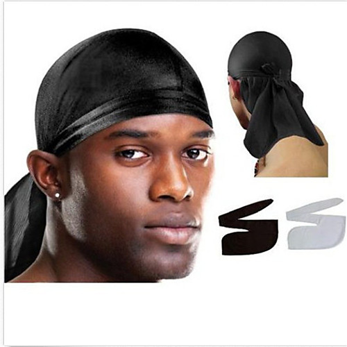 

Fabric Durag Breathable highly stretchy For Street Basketball Sporty Chic & Modern Purple Red Blue 1 Piece / Men's