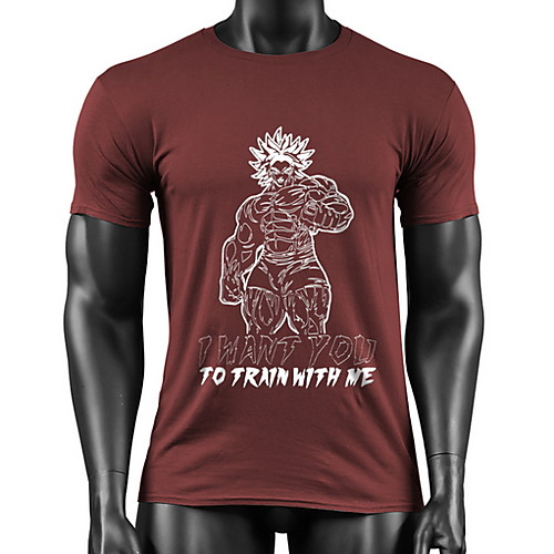 

Men's Daily T-shirt - Geometric Wine