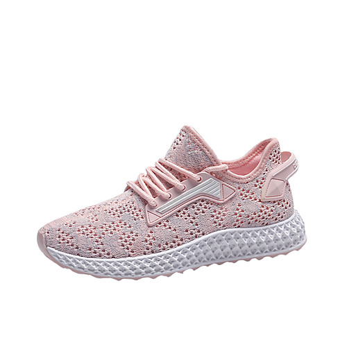 

Women's Trainers / Athletic Shoes Flat Heel Round Toe Mesh Spring & Summer / Fall & Winter Pink / White / Black