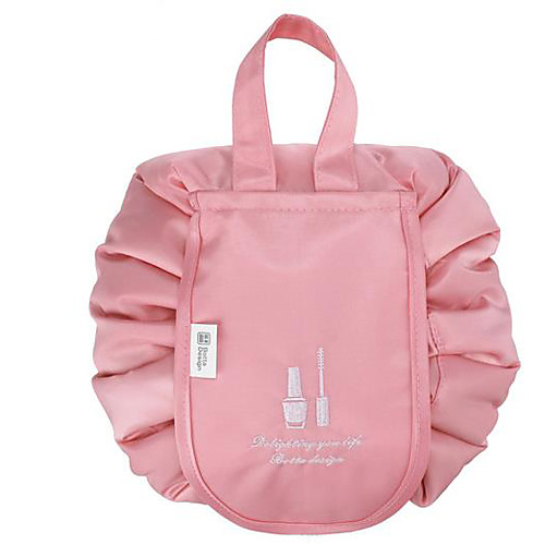 

Polyester Zipper Cosmetic Bag Daily Pink / Sky Blue / Black