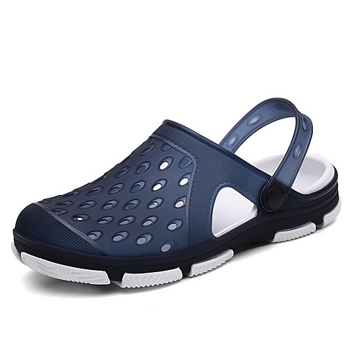 

Men's PU Spring & Summer Sandals Non-slipping Blue / White / Black