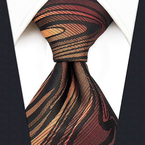 

Men's Party / Work / Basic Necktie - Striped / Geometric / Jacquard