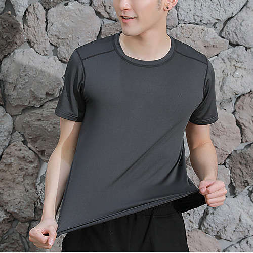 

Men's Sports T-shirt - Solid Colored Blue