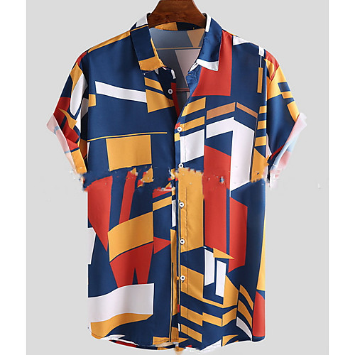 

Men's Sports Shirt - Color Block Purple