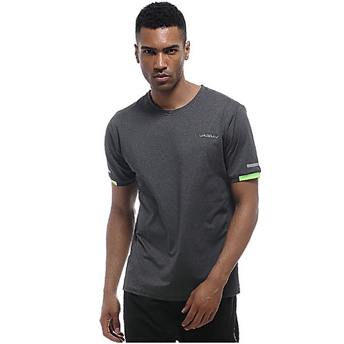 

Men's Daily T-shirt - Color Block Dark Gray
