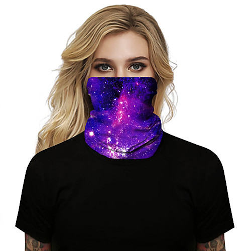 

Women's Bandana Balaclava Neck Gaiter Neck Tube UV Resistant Quick Dry Lightweight Materials Cycling Polyester for Men's Women's Adults / Pollution Protection / Floral Botanical Sunscreen / High Breat