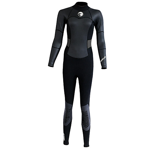 

HISEA Women's Full Wetsuit 1.5mm SCR Neoprene Diving Suit Long Sleeve Patchwork Autumn / Fall Spring Summer / Winter / Stretchy