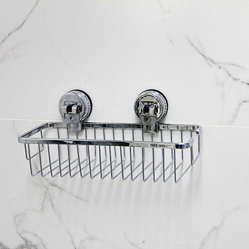 

Bathroom Shower Bath Shelf Storage No Damage Suction CupRustproof Wire Basket for Kitchen & Bathroom Accessories - Rustproof Stainless Steel
