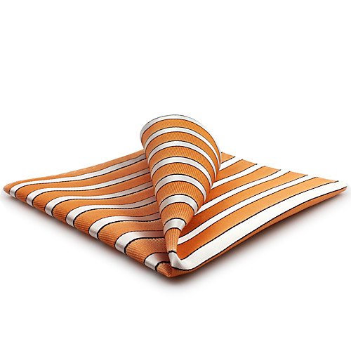 

Men's Party / Work / Basic Pocket Squares - Striped / Jacquard