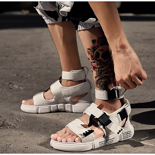 

Men's Mesh Summer Sandals Non-slipping White / Black / Gray