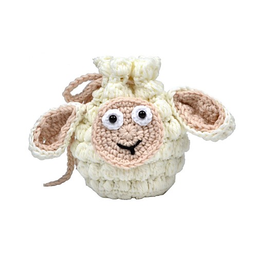 

Geraint hand-woven sheep material package hooked milk cotton crossbody bag mother's day gift kid