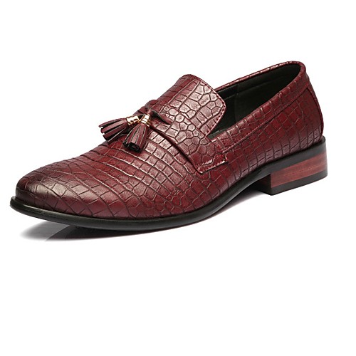 

Men's PU Spring & Summer Classic Loafers & Slip-Ons Brown